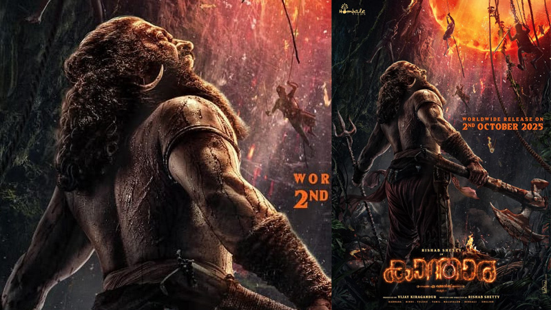 ആ ഗർജ്ജനം വീണ്ടും എത്തുന്നു; ഹോംബാലെ ഫിലിംസ് “കാന്താര” എ ലെജന്റ് ചാപ്റ്റർ 1 റിലീസ് അടുത്ത വർഷം (2025) ഒക്ടോബർ 2 ന്