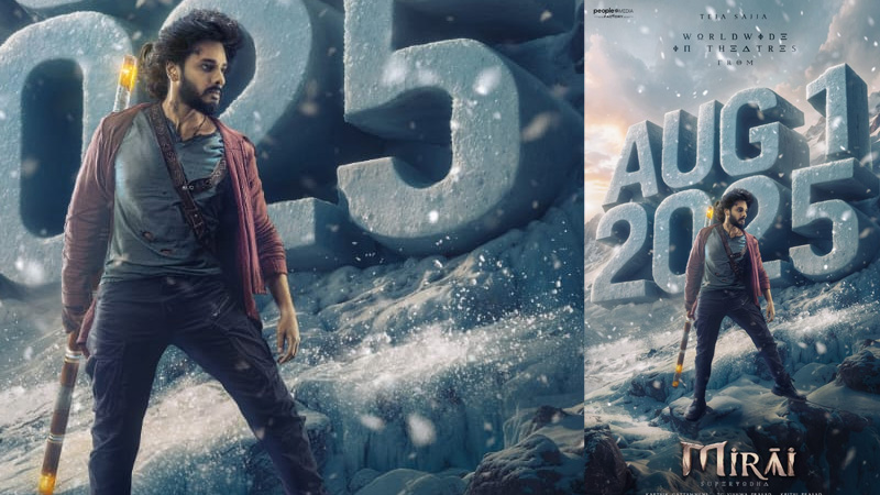 തേജ സജ്ജ- കാർത്തിക് ഘട്ടമനേനി പാൻ ഇന്ത്യ ഫിലിം “മിറായി” റിലീസ് ഓഗസ്റ്റ് ഒന്നിന്