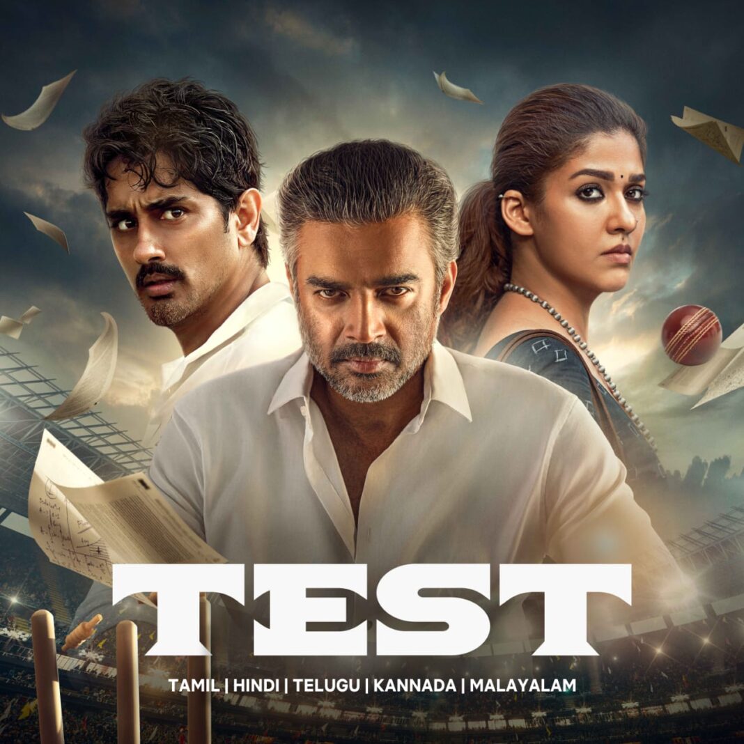 മൂന്നു താരങ്ങൾ, ഒരു ക്രിക്കറ്റ് മാച്ച്, ജീവിതം മാറ്റിമറിക്കുന്ന ഒരു കഥ; മാധവൻ- നയൻതാര- സിദ്ധാർഥ് ചിത്രം “ടെസ്റ്റ്” നെറ്റ്ഫ്ലിക്സ് പ്രീമിയർ ഏപ്രിൽ 4 ന്